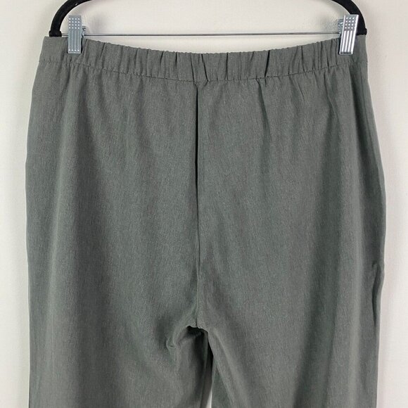 Ministry of Supply Swift Drape Pant Womens 12 Gray Side Zip Ankle Stretch - Picture 7 of 11
